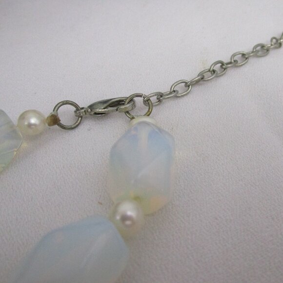 Stauer Opalite with Baroque Pearls Necklace and Earrings Set (Retired) - Picture 12 of 14